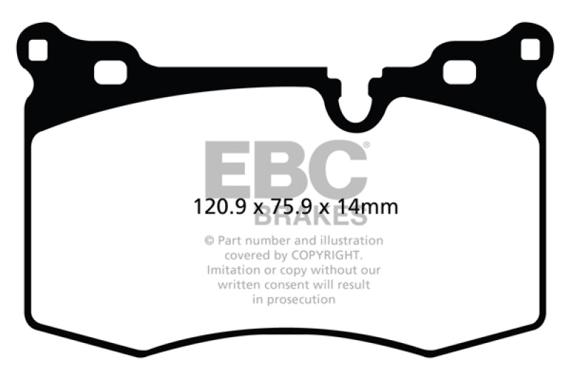 EBC GreenStuff Front Brake Pads - DP21854 EBC