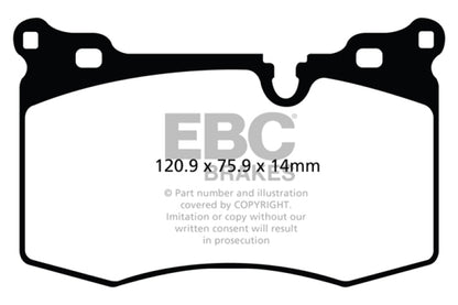 EBC GreenStuff Front Brake Pads - DP21854 EBC