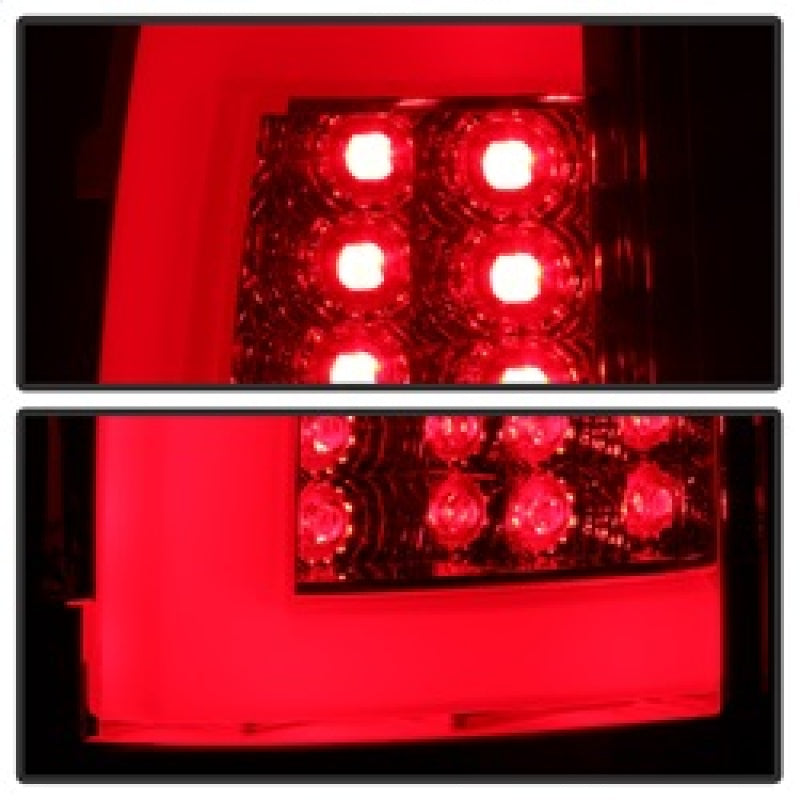 Spyder 00-06 Chevy Suburban 1500/2500 V2 Light Bar LED Tail Lights -Red Clr (ALT-YD-CD00V2-LBLED-RC) SPYDER