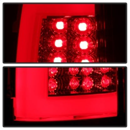 Spyder 00-06 Chevy Suburban 1500/2500 V2 Light Bar LED Tail Lights -Red Clr (ALT-YD-CD00V2-LBLED-RC) SPYDER