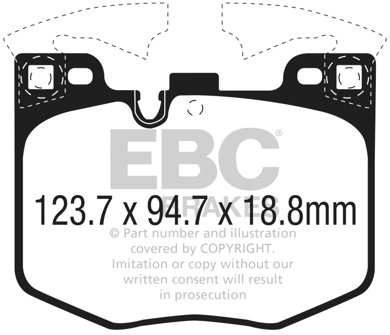 EBC GreenStuff Front Brake Pads - DP62302 EBC