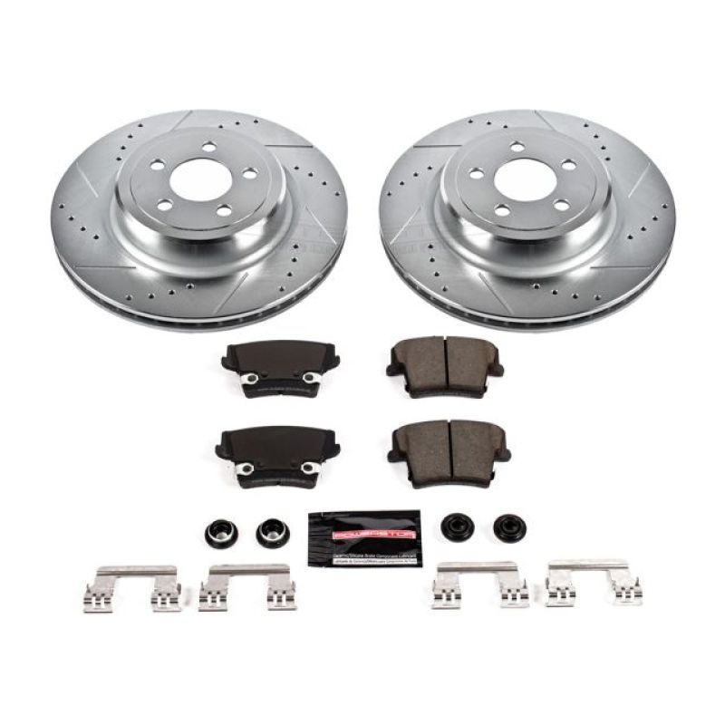 Power Stop 06-14 Dodge Charger Rear Z23 Evolution Sport Brake Kit PowerStop