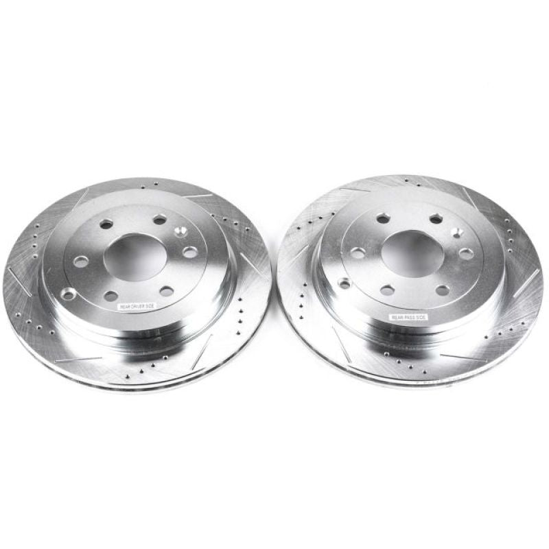 Power Stop 08-17 Buick Enclave Rear Evolution Drilled & Slotted Rotors - Pair PowerStop