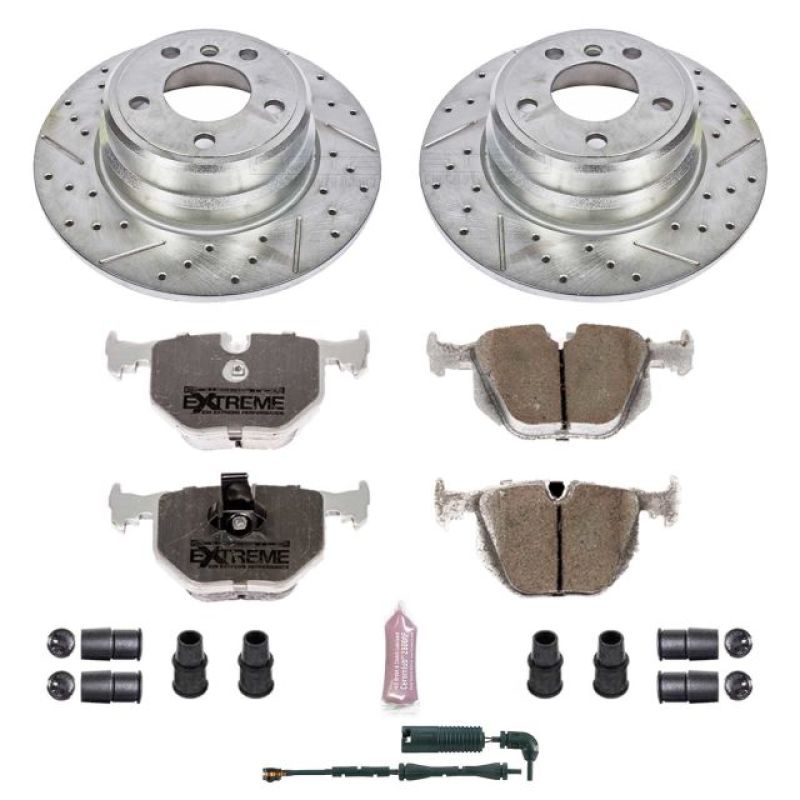 Power Stop 00-06 BMW X5 Rear Z26 Street Warrior Brake Kit PowerStop