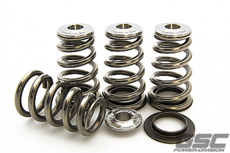 GSC P-D Mitsubishi 4G63T High Pressure Conical Valve Spring and Ti Retainer Kit GSC Power Division