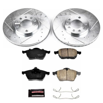 Power Stop 97-98 Saab 900 Front Z23 Evolution Sport Brake Kit PowerStop