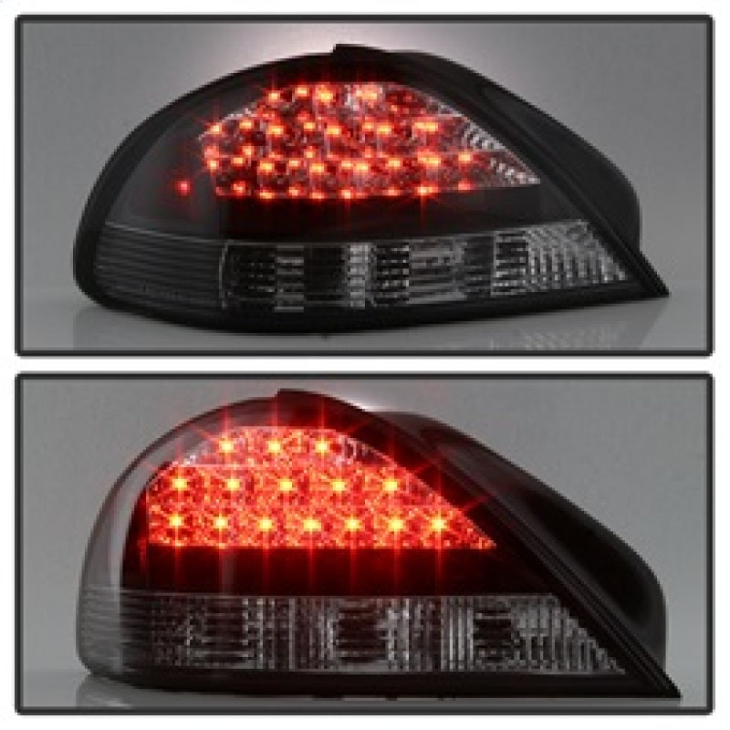 Spyder Pontiac Grand AM 99-05 LED Tail Lights Black ALT-YD-PGAM99-LED-BK SPYDER