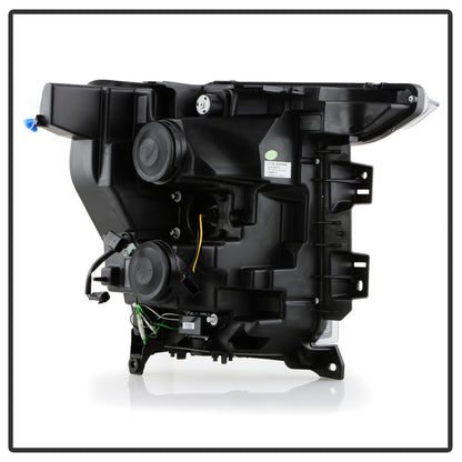 Spyder Signature 20-21 Ford F150 (Halogen Model) Proj. Headlights - Black (PRO-YD-FF15021HALSI-BK) SPYDER