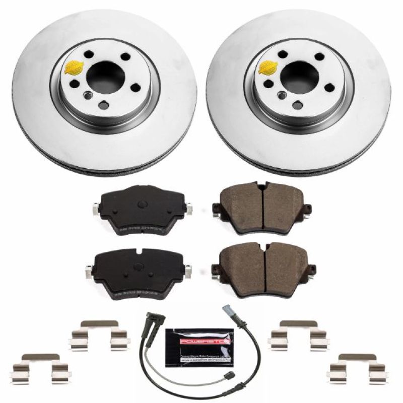 Power Stop 16-19 BMW X1 Front Z23 Evolution Sport Coated Brake Kit PowerStop