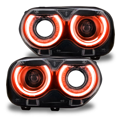 Oracle 15-21 Dodge Challenger RGB+W Headlight DRL Upgrade Kit - ColorSHIFT ORACLE Lighting