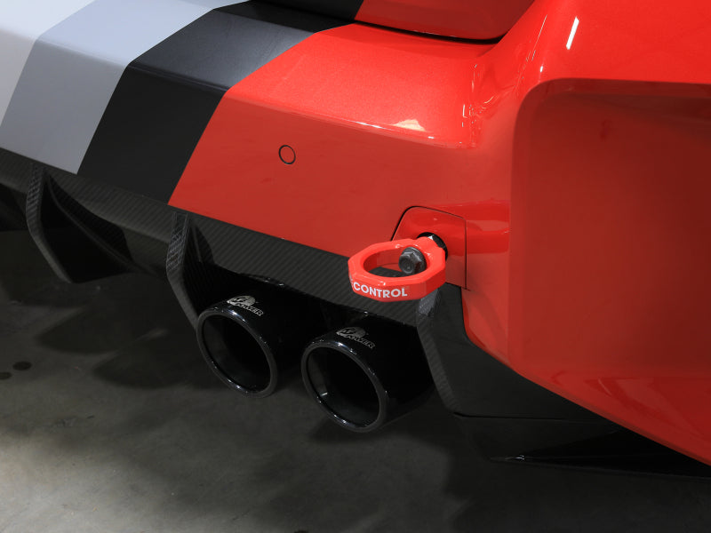 aFe CONTROL Front / Rear Tow Hook BMW M2 (G87) 23-25 L6-3.0L (tt) S58 - 450-502004-R - Red