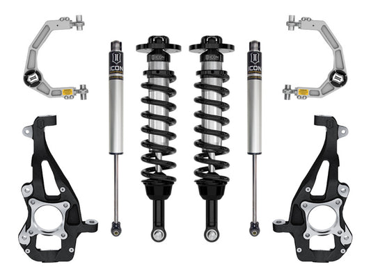 ICON 21-24 Ford F150 4WD 3.5-(Dsl) 4.5in Stage 1 Suspension System - Billet UCA