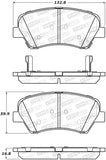 StopTech Premium Ceramic Front Brake Pads - 308.15430