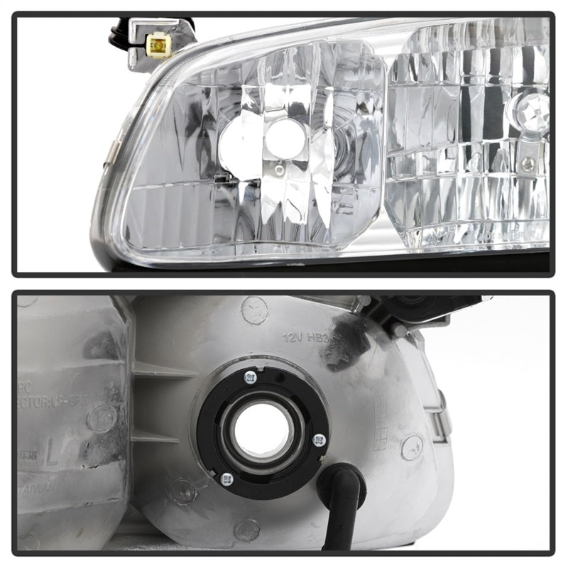 xTune 00-01 Toyota Camry 4pc OEM Style Headlights w/Corner Lights - Chrome (HD-JH-TCAM00-SET-C) SPYDER