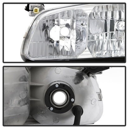xTune 00-01 Toyota Camry 4pc OEM Style Headlights w/Corner Lights - Chrome (HD-JH-TCAM00-SET-C) SPYDER