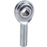 QA1 C Series 2-Pc Rod End - Male/Left Hand - .3125in Bore x 5/16-24 w/Stud - Carbon Steel