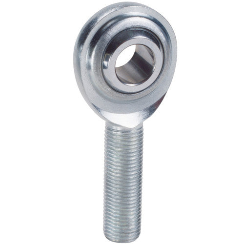QA1 K Series 3-Pc Rod End - Male/Left Hand - .375in Bore x 7/16-20 w/Stud & Zerk - Carbon Steel