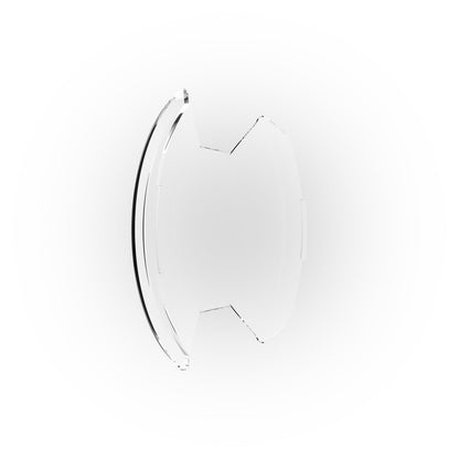 KC HiLiTES SlimLite 8in. LED Light Shield (Shield Only) - Clear