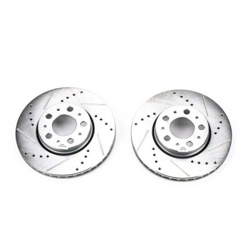 Power Stop 01-07 Volvo S60 Front Evolution Drilled & Slotted Rotors - Pair PowerStop