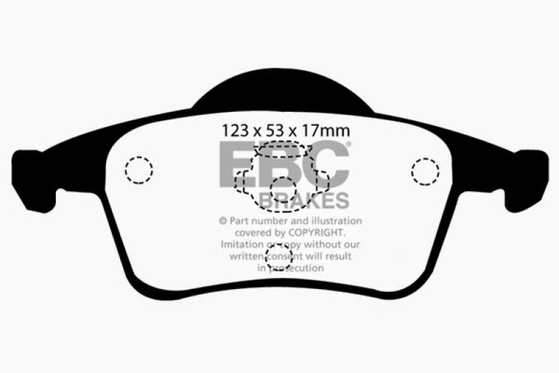 EBC GreenStuff Rear Brake Pads - DP21231 EBC