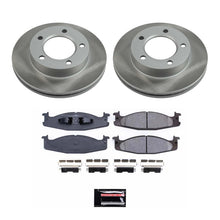 Load image into Gallery viewer, Power Stop 94-96 Ford F-150 Front Semi-Coated Rotor Kit