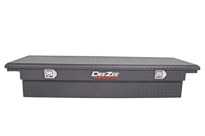 Deezee Universal Tool Box - Red Crossover - Single Lid Black BT (Low/Txt Blk)