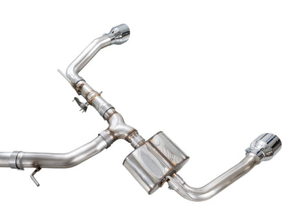 AWE 22-26 Hyundai Elantra N SwitchPath Cat-Back Exhaust - Chrome Silver Tips