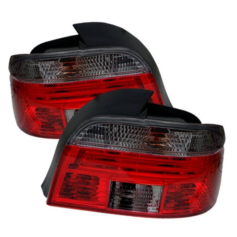 Xtune Bmw E39 5-Series 97-00 Tail Light Red Smoke ALT-CI-BE3997-RSM SPYDER