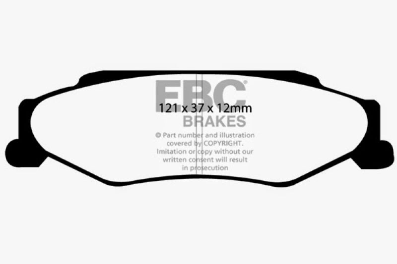 EBC GreenStuff Rear Brake Pads - DP21160 EBC