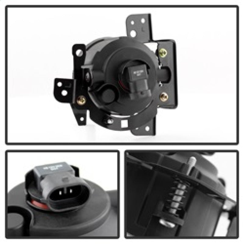 Spyder Mitsubishi Mirage 2014+ OEM Fog Lights w/Switch Clear FL-MM2014-C SPYDER