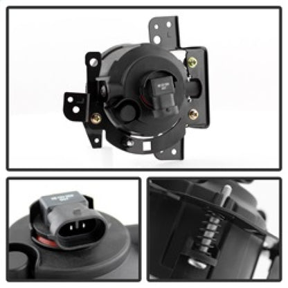 Spyder Mitsubishi Mirage 2014+ OEM Fog Lights w/Switch Clear FL-MM2014-C SPYDER