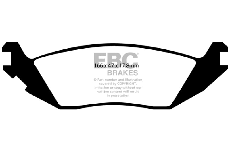 EBC BlueStuff Rear Brake Pads - DP51639NDX EBC