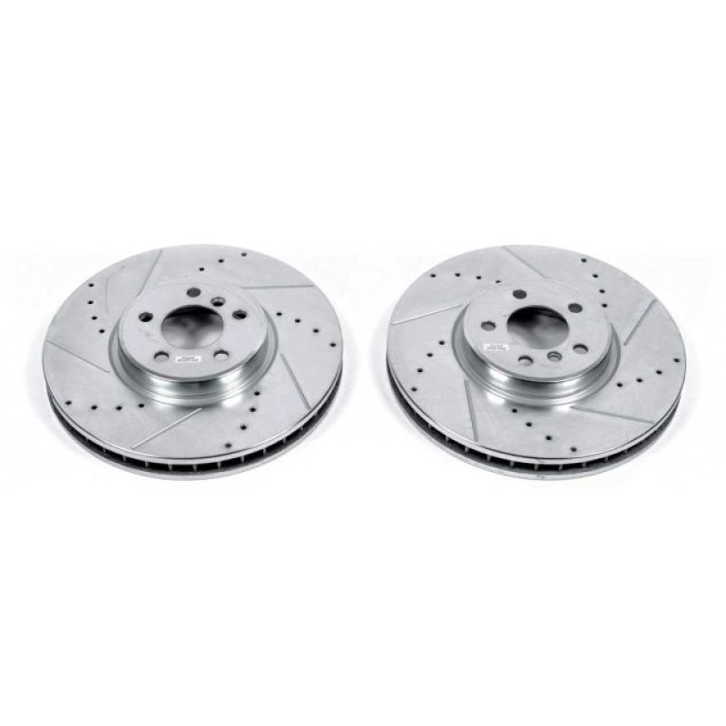 Power Stop 11-18 BMW X5 Front Evolution Drilled & Slotted Rotors - Pair PowerStop