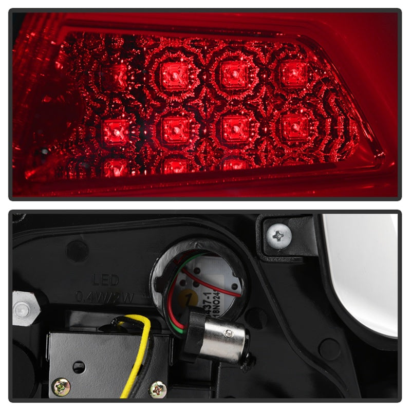 Spyder Pontiac G8 08-09 Version 2 Light Bar LED Tail Lights - Red Clear- ALT-YD-PG808V2-LB-RC SPYDER