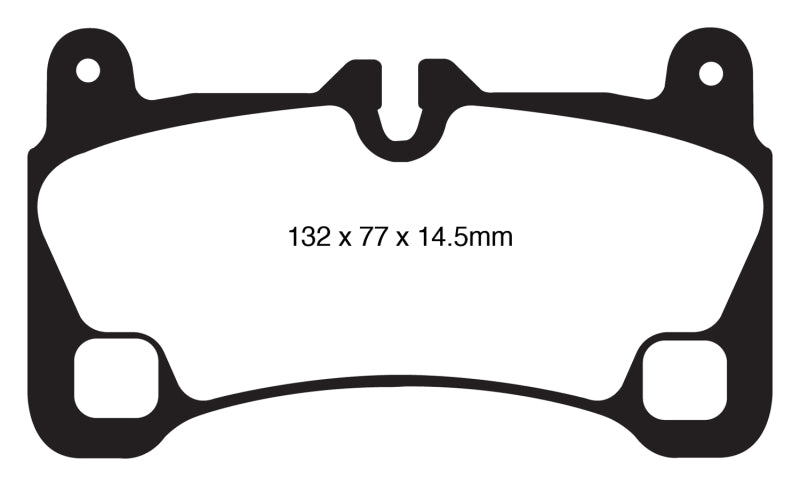 EBC YellowStuff Rear Brake Pads - DP41836R EBC