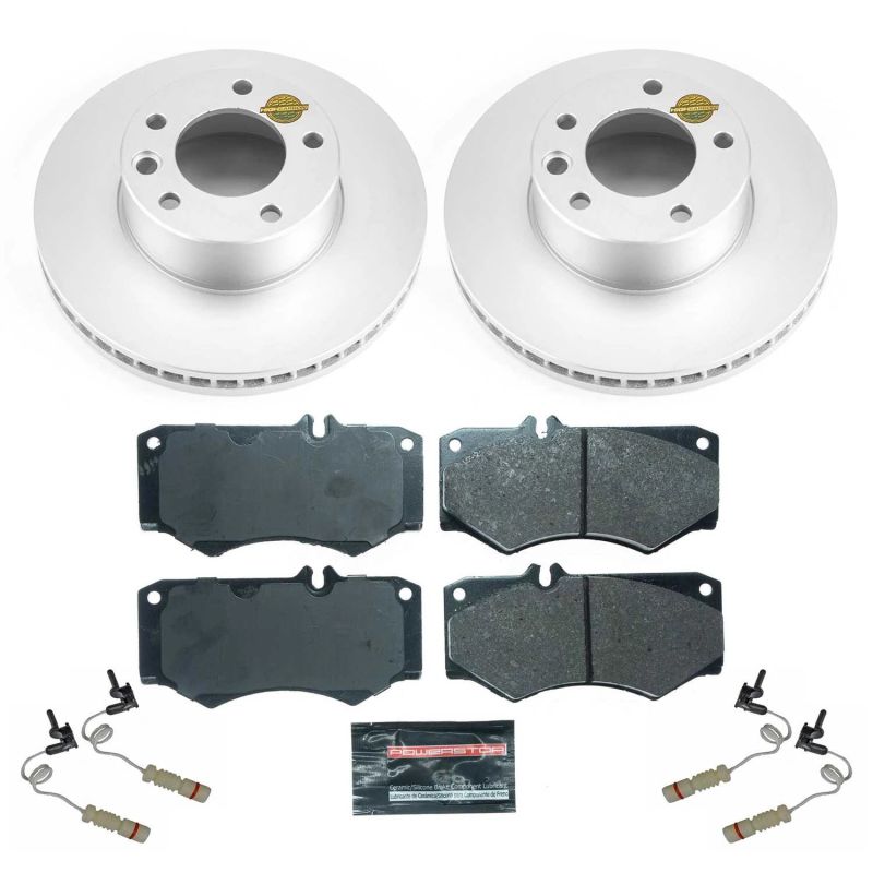 Power Stop 09-18 Mercedes-Benz G550 Front Euro-Stop Brake Kit