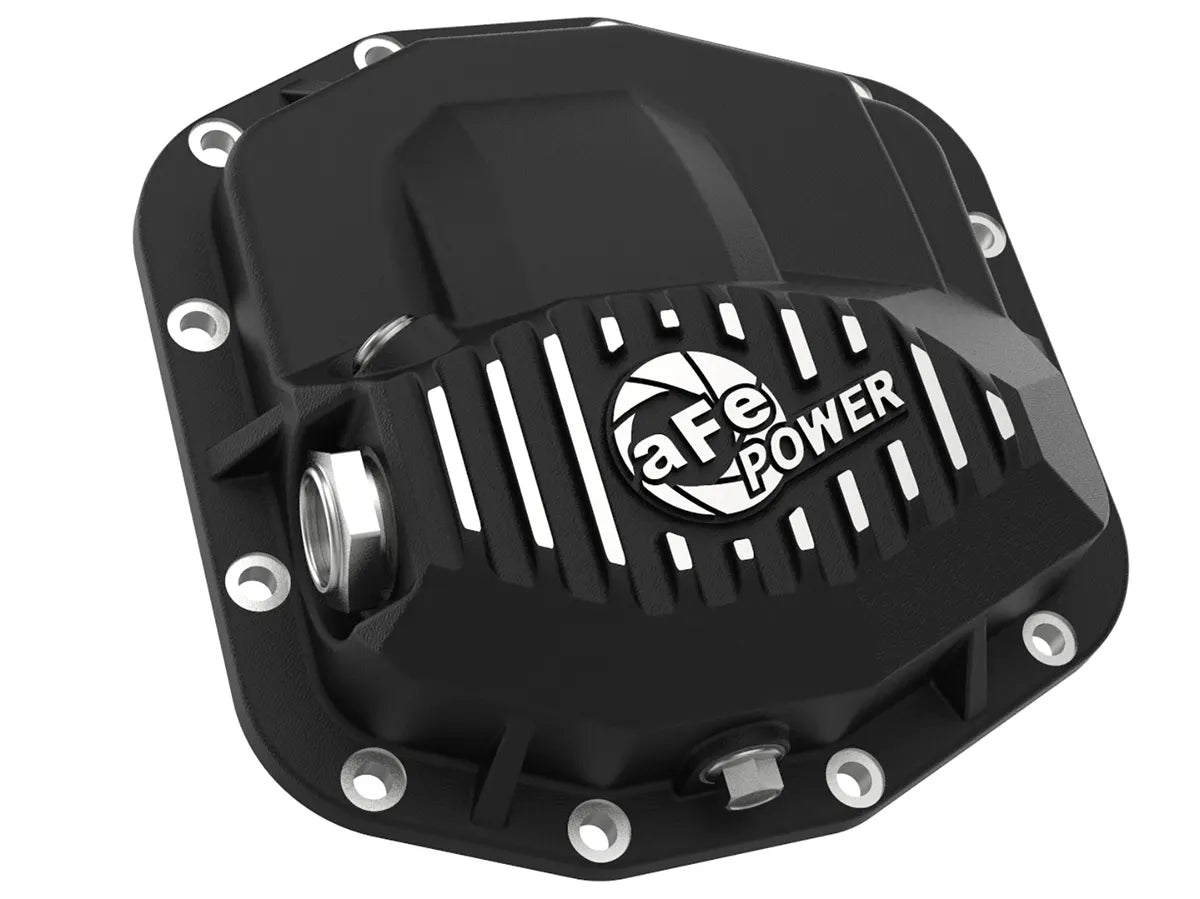 aFe 18-23 Jeep Wrangler JL Pro Series (Dana M186) Front Diff Cover w/ Oil - Black