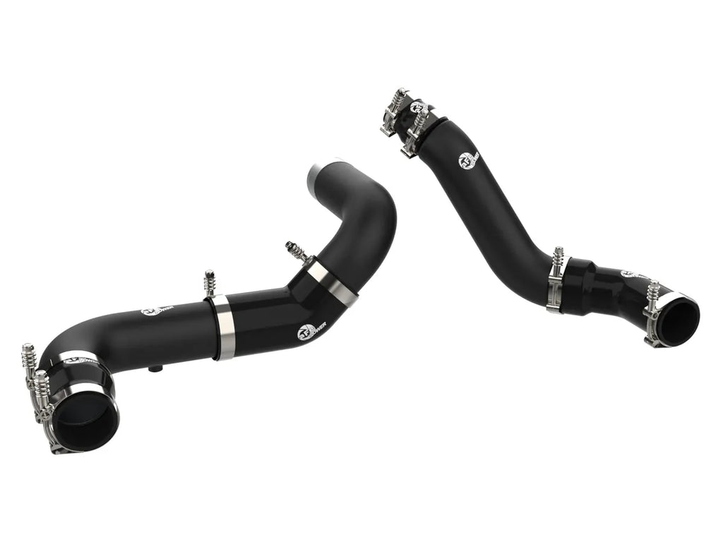 aFe 16-19 RAM 1500 V6 3.0L (TD) BladeRunner 3in Aluminum Hot & Cold Charge Pipe Kit - Black aFe