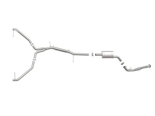 aFe 20-21 Audi A4 L4-2.0L (t) MACH Force-Xp 3in to 2-1/2in Stainless Steel Cat-Back Exhaust System