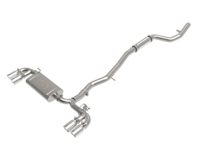 aFe MACH Force-Xp 3 IN to 2-1/2 IN 304 Stainless Steel Cat-Back Exhaust w/ Polished Tip - 49-36352-P