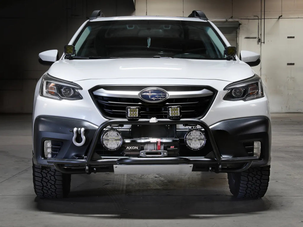 aFE 20-22 Subaru Outback Terra Guard Bumper w/ Winch Mount