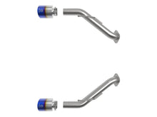 Load image into Gallery viewer, aFe 2023 Nissan Z V6-3.0L (tt) Takeda Stainless Steel Axle-Back Exhaust System w/ Blue Flame Tip