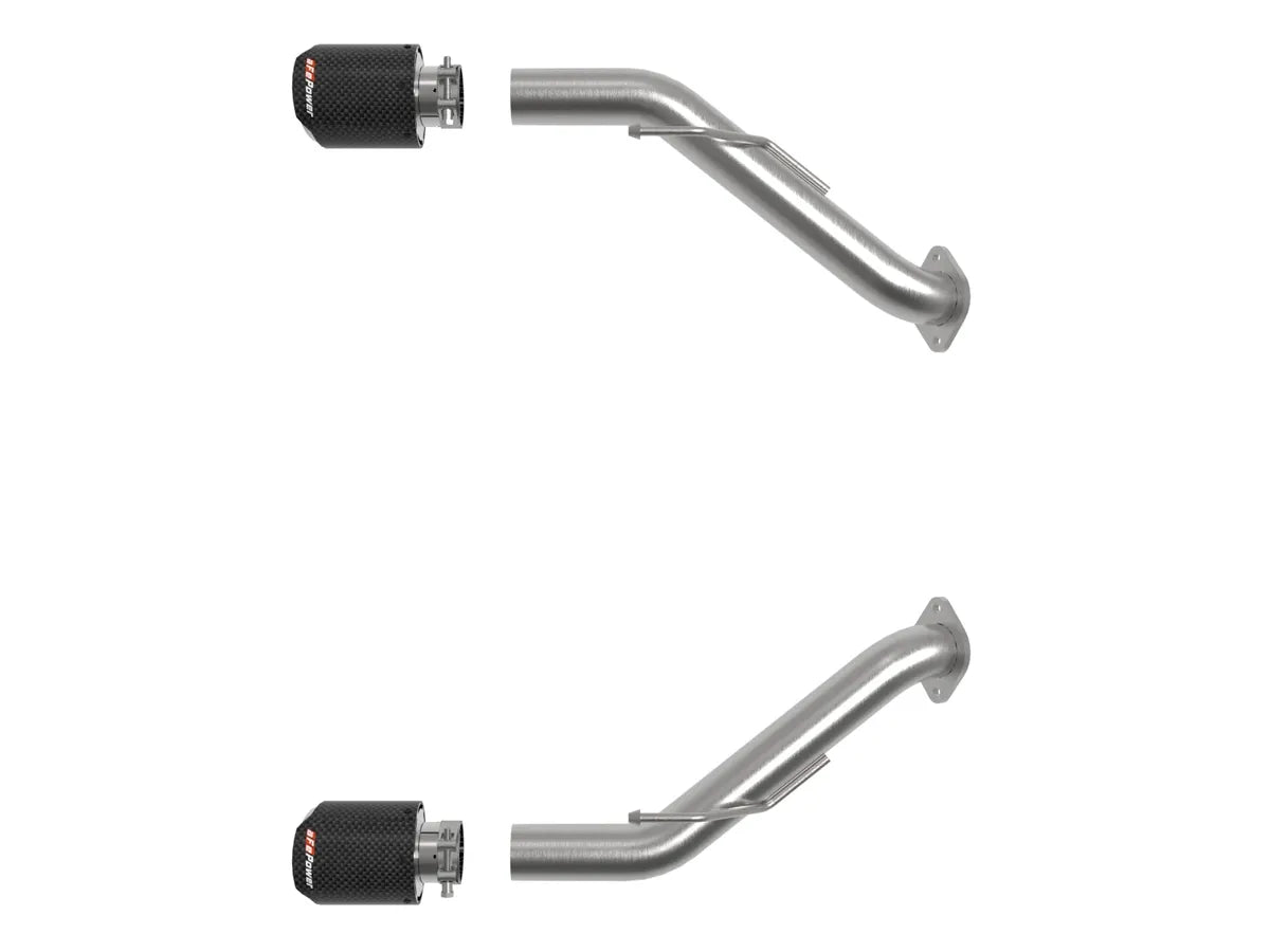 aFe 2023 Nissan Z V6-3.0L (tt)Takeda Stainless Steel Axle-Back Exhaust System w/ Carbon Fiber Tip