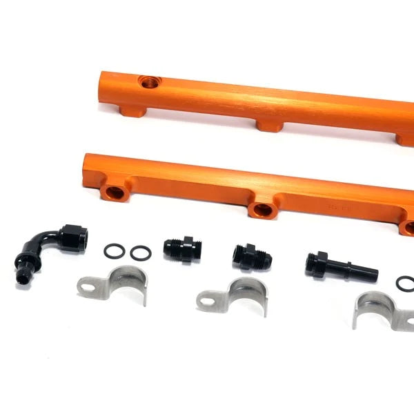 BBK Dodge Challenger Charger 300C Magnum 5.7 and 6.1 Hemi High Flow Billet Aluminum Fuel Rails 05-14 BBK