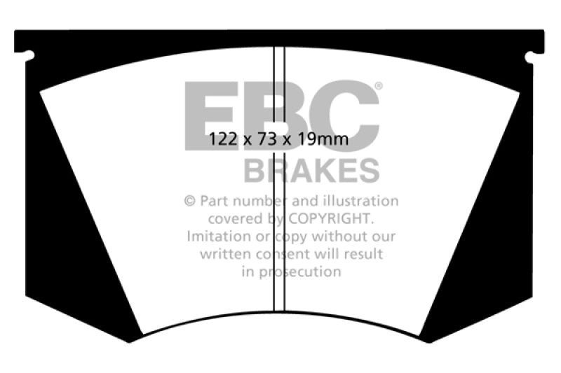 EBC RedStuff Front Brake Pads - DP3223C EBC