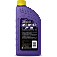 Load image into Gallery viewer, Royal Purple Max-Cycle Synthetic 10W-40 Motorcycle Oil - 1 Quart