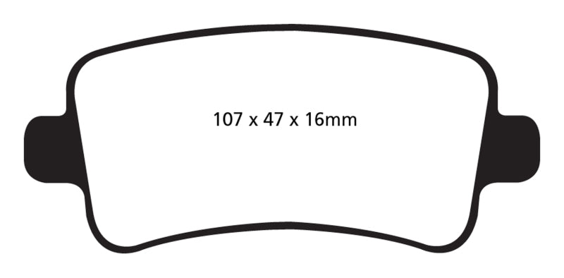 EBC GreenStuff Rear Brake Pads - DP22016 EBC