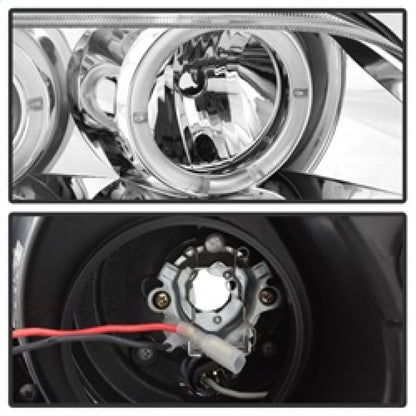 Spyder BMW Z3 96-02 Projector Headlights LED Halo Chrome High H1 Low H1 PRO-YD-BMWZ396-HL-C SPYDER