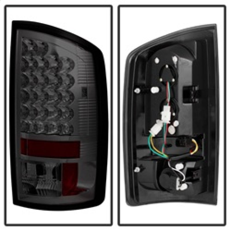 Spyder Dodge Ram 02-06 1500/Ram 2500/3500 03-06 LED Style Tail Lights Smoke ALT-YD-DRAM02-LED-SM SPYDER