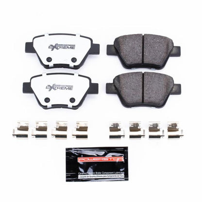 Power Stop 10-13 Audi A3 Rear Z26 Extreme Street Brake Pads w/Hardware PowerStop